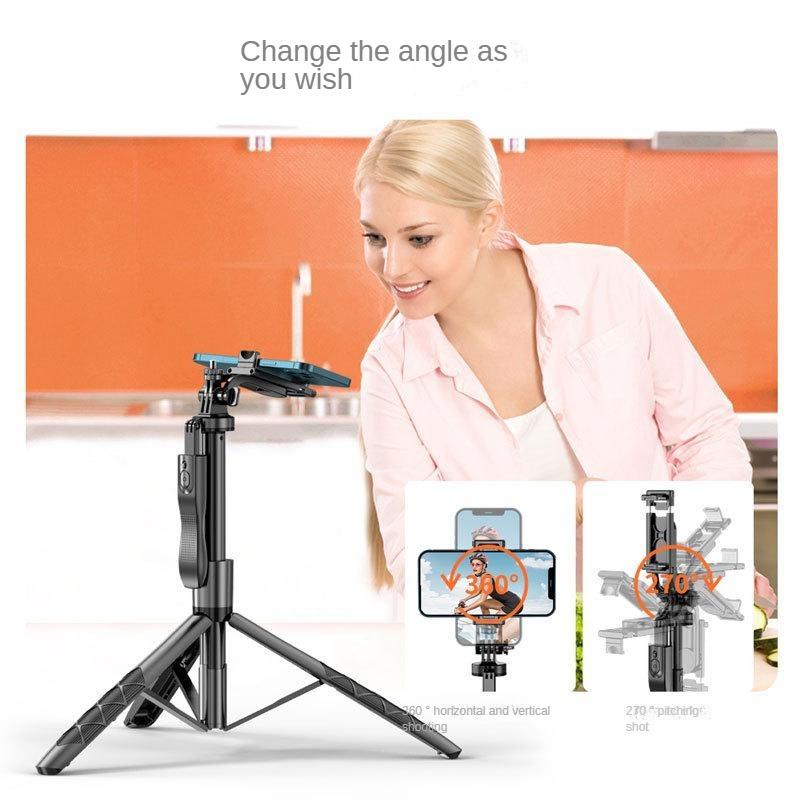 Mobile Bluetooth selfie pole L16 dual fill light handheld stabilizer floor extendable pole live streaming bracket tripod