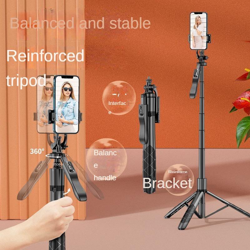 Mobile Bluetooth selfie pole L16 dual fill light handheld stabilizer floor extendable pole live streaming bracket tripod