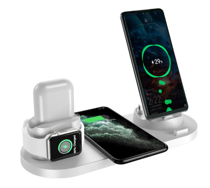 6-in-1 Wireless Quick Charging Bracket Charger