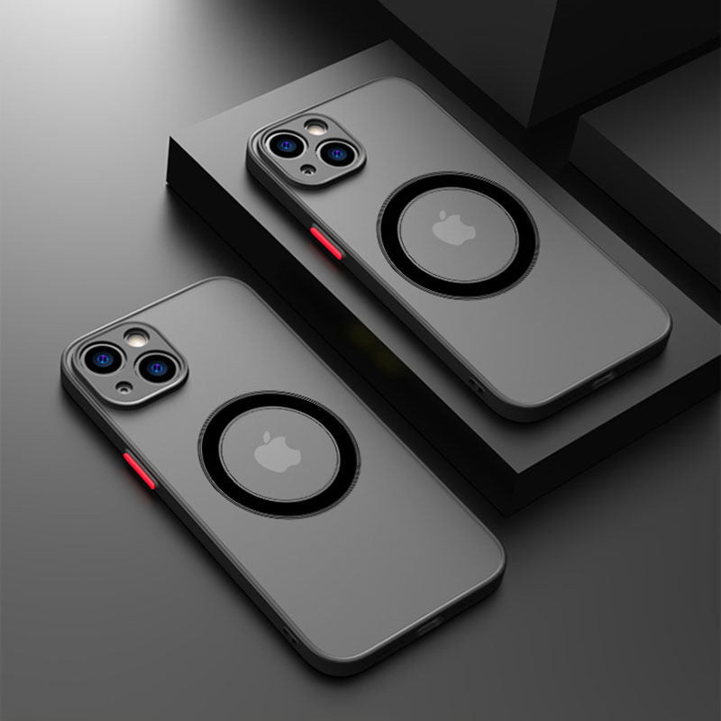 Suitable For Iphone15 Mobile Phone Case Magnetic Wireless Charging Skin Feel 14Promax