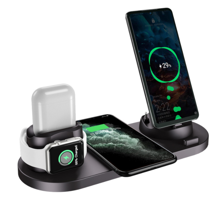 6-in-1 Wireless Quick Charging Bracket Charger
