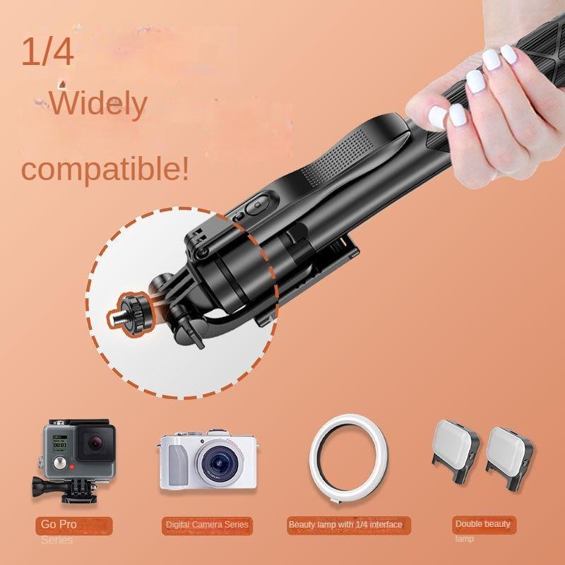 Mobile Bluetooth selfie pole L16 dual fill light handheld stabilizer floor extendable pole live streaming bracket tripod