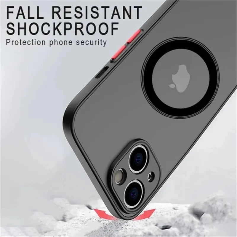 Suitable For Iphone15 Mobile Phone Case Magnetic Wireless Charging Skin Feel 14Promax