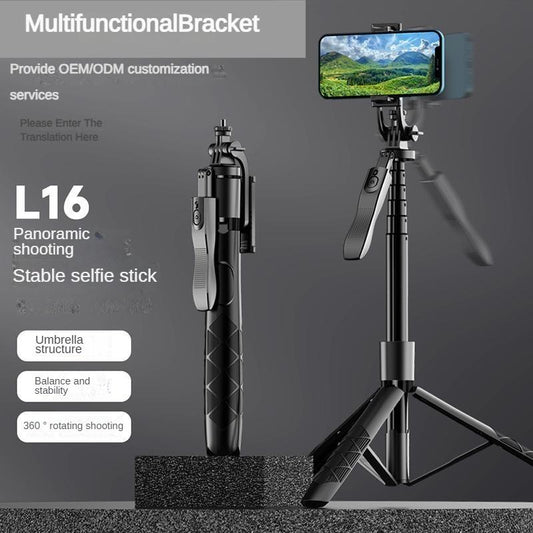 Mobile Bluetooth selfie pole L16 dual fill light handheld stabilizer floor extendable pole live streaming bracket tripod