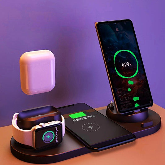 6-in-1 Wireless Quick Charging Bracket Charger