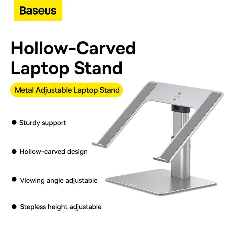 Laptop Stand Adjustable Non-slip Desktop Laptop Holder Aluminum Alloy Notebook Stand For Laptop Macbook Tablet - Laptop Stand